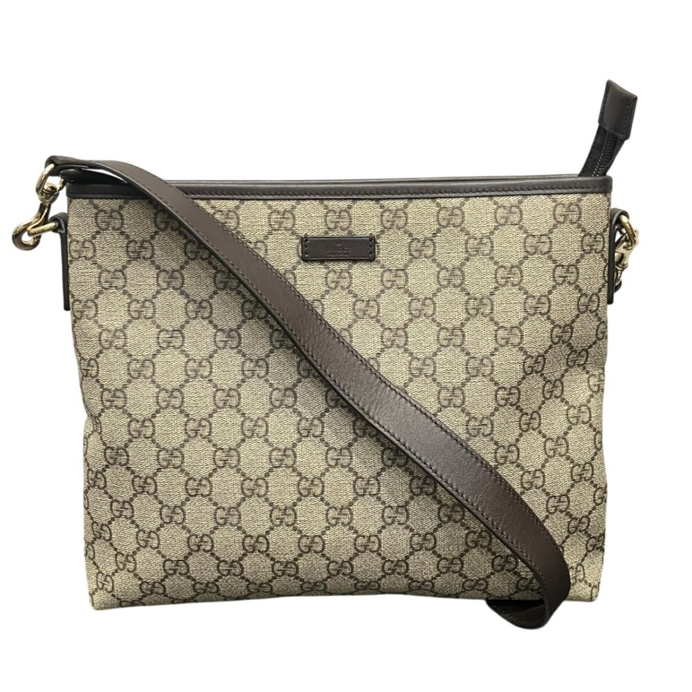 Gucci GG Supreme Leather Shoulder Bag 388924